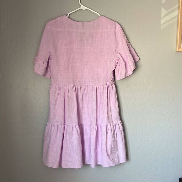 Mini Ruffle Dress with POCKETS - Picture 3 of 6